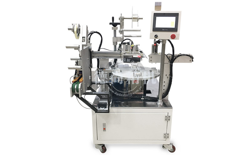 DS-673D轉盤式自動撕膜加自動貼膜機